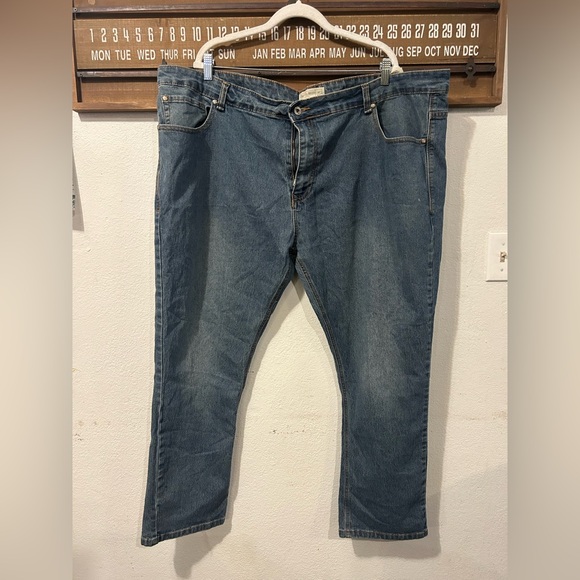 Smith Mills Jeans Mens 46 Blue Denim Cotton Blend Low Rise Five Pocket (1341) - Picture 1 of 8